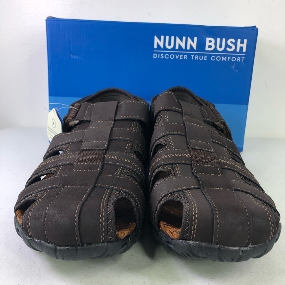 Nunn Bush Riobravo Brown Sandal Walking Shoes - Picture 4 of 9